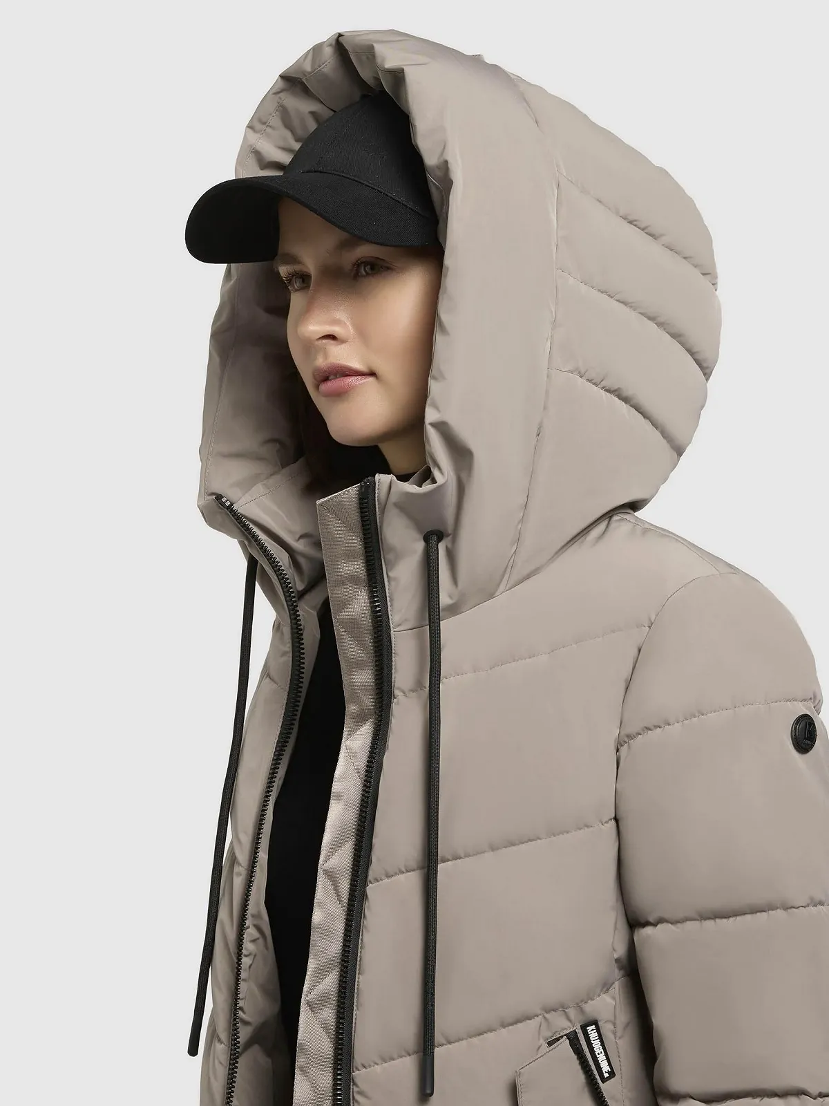 Пальто Khujo Mikia Жіноче Чорний, фото №4