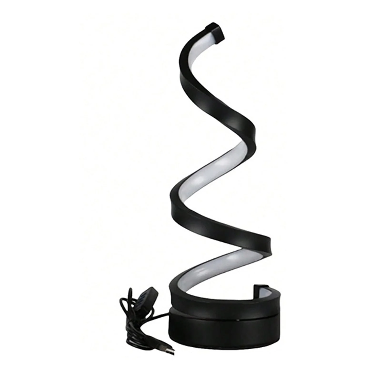LED Настільна лампа Spiral USB 3 кольори Плавне регулювання яскравості, фото №10