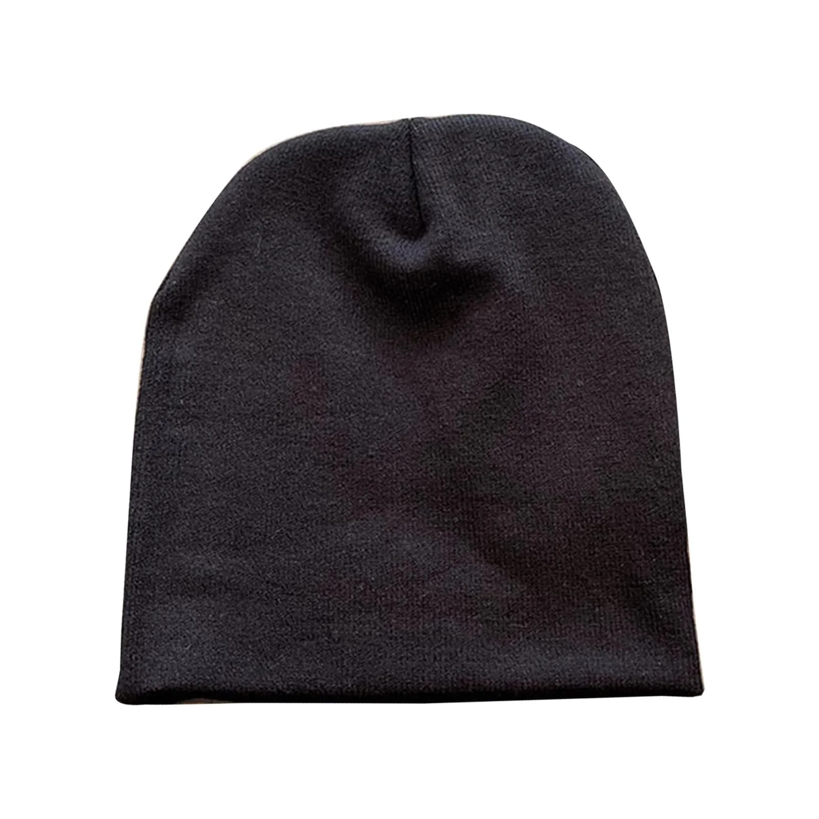 Вязаная шапка RETUOLWAG для девочек, ветрозащитная складная зимняя шапка ручной работы, теплая, мягкая вязаная шапка для мальчиков и девочек, цветная шапка, фото №4