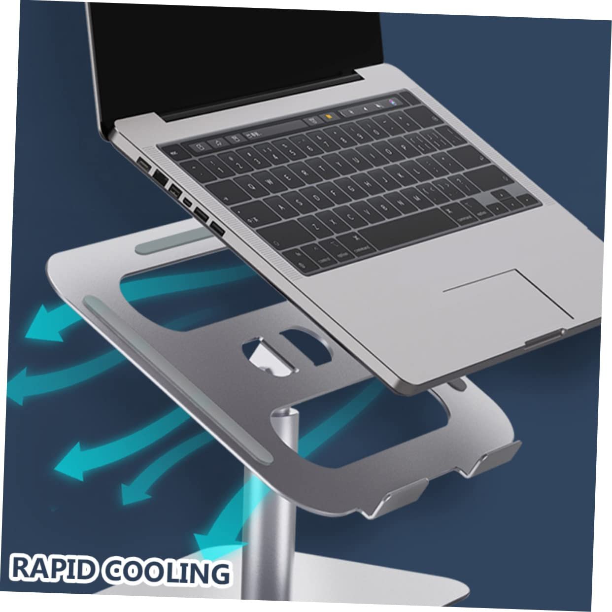 Підставка для ноутбука HOMSFOU Портативна складна Нековзна, фото №4