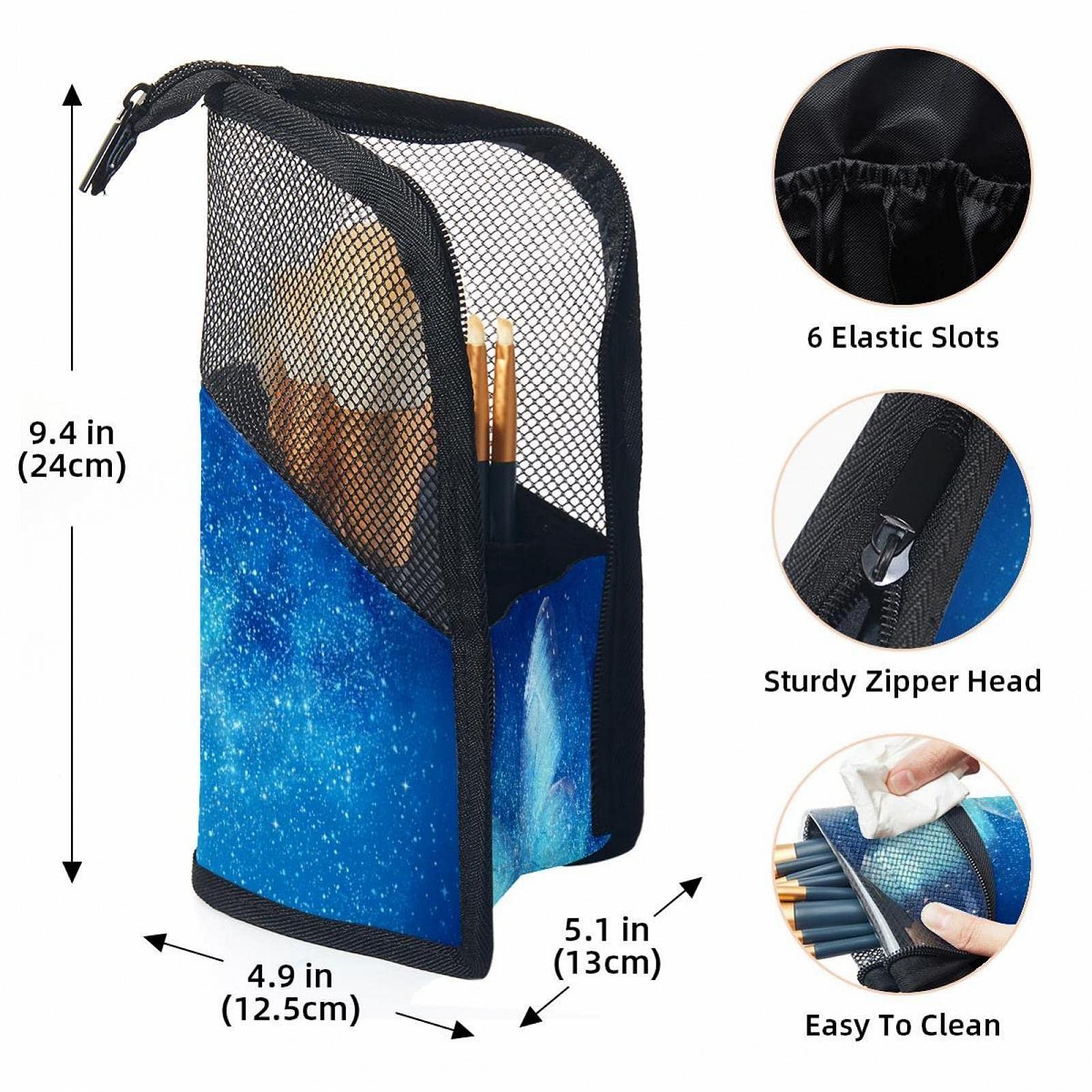 Набір кистей для макіяжу Weststern Galaxy Weltraum Schmetterling, 12 шт. з чохлом, фото №3