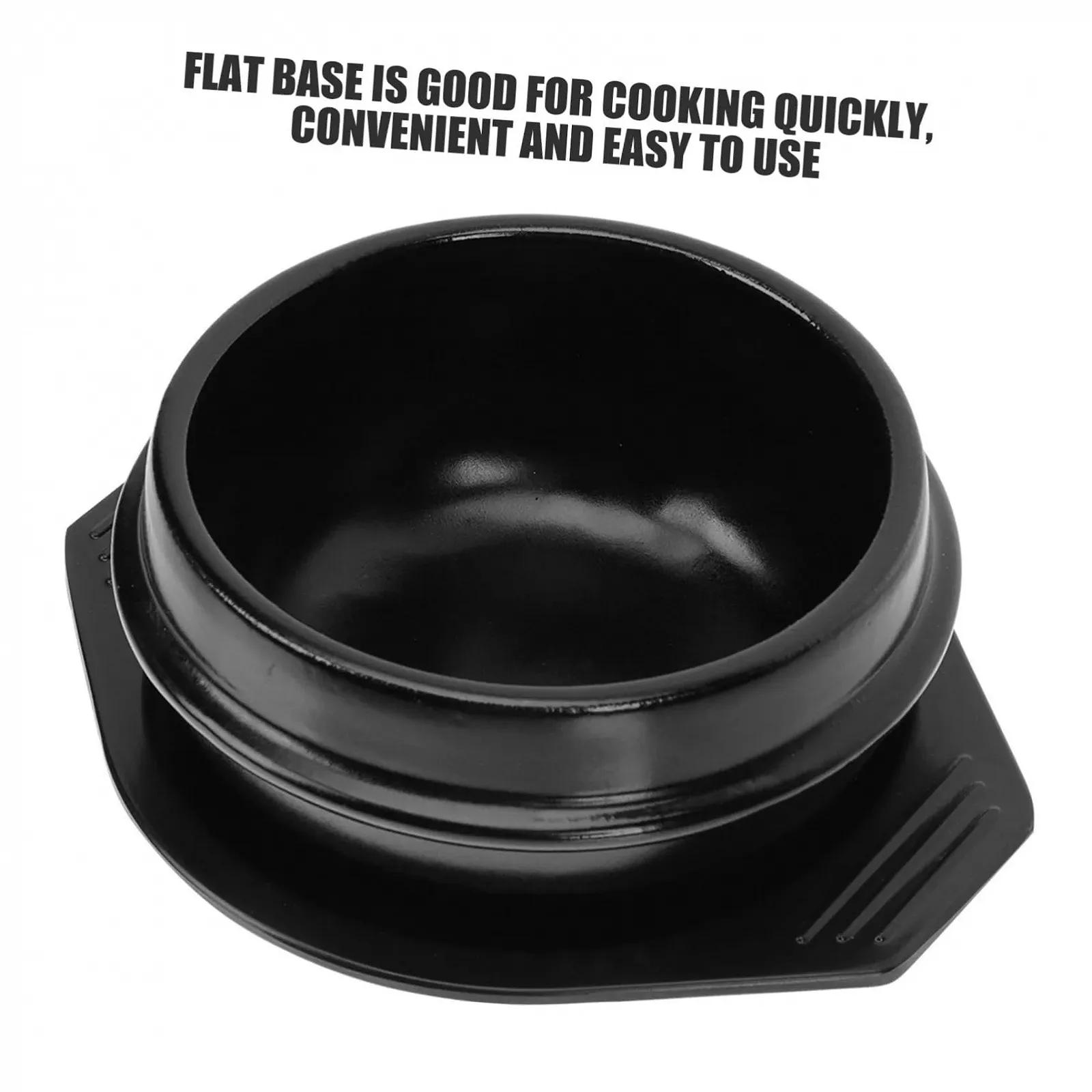 Горшок керамический термостойкий с подносом, фото №7