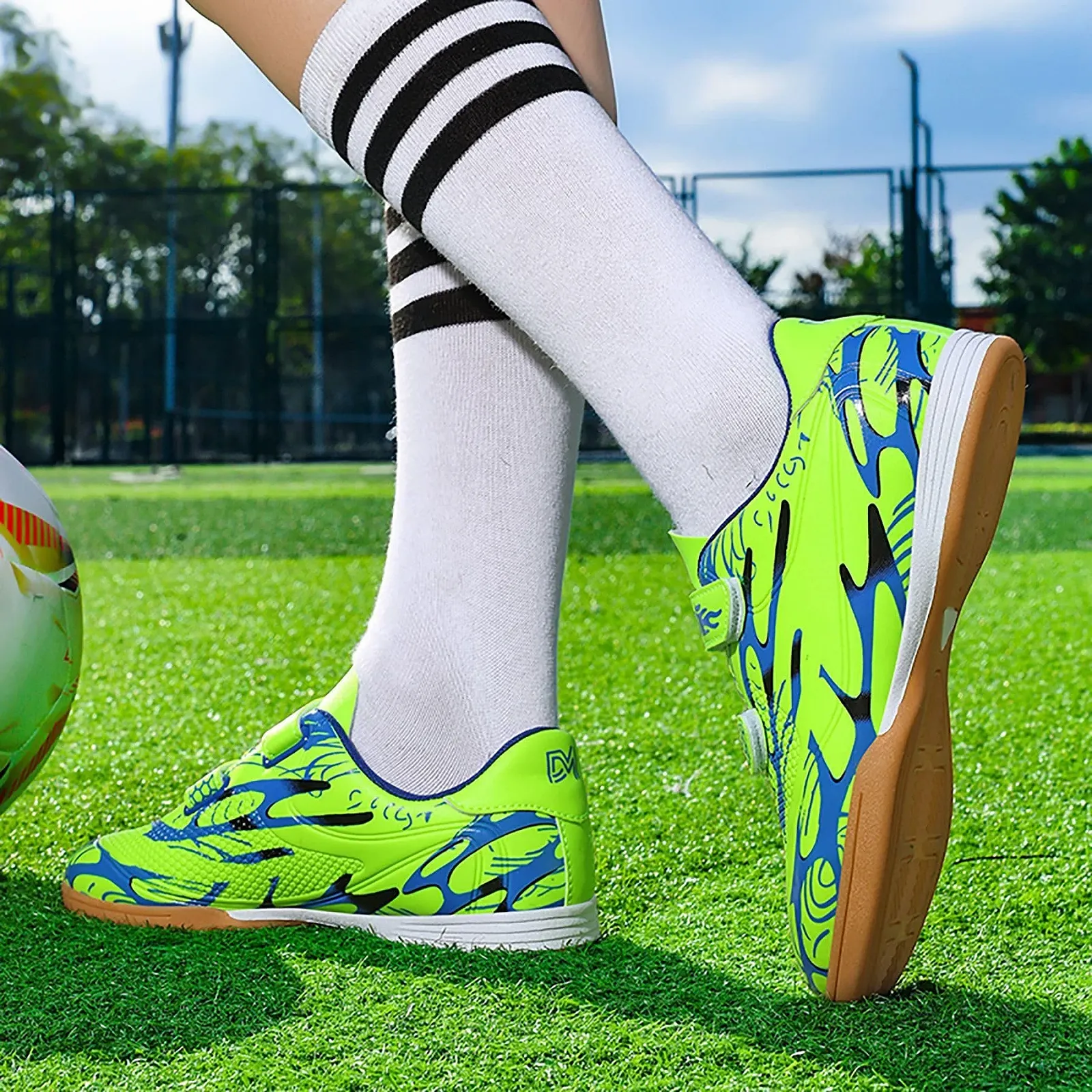 Футбольные бутсы детские для мальчиков FG/AG Уличные футбольные бутсы для девочек TF Футбольные профессиональные тренировочные дышащие, фото №4 Футбольные бутсы детские для мальчиков FG/AG Уличные футбольные бутсы для девочек TF Футбольные профессиональные тренировочные дышащие, фото №4