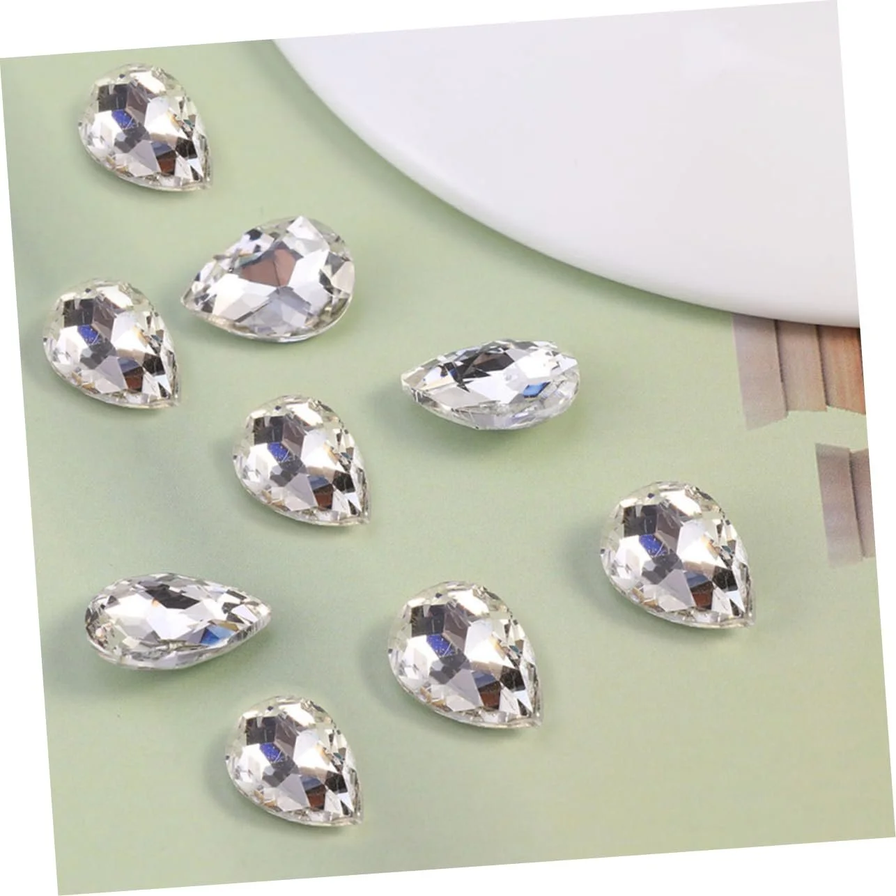 Стразы для ногтей 150 шт. для маникюра, одежды, рукоделия, материалы для декора, стразы для ногтей DIY, фото №6