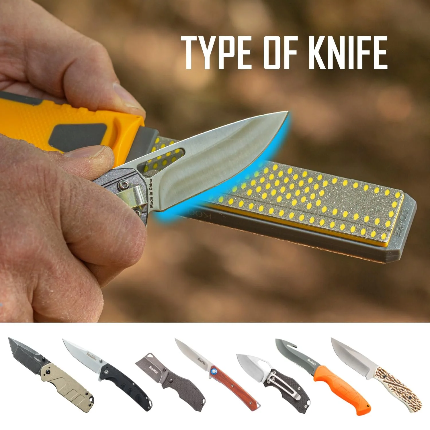 Точилка для ножів та інструментів Smith's Combination, фото №9