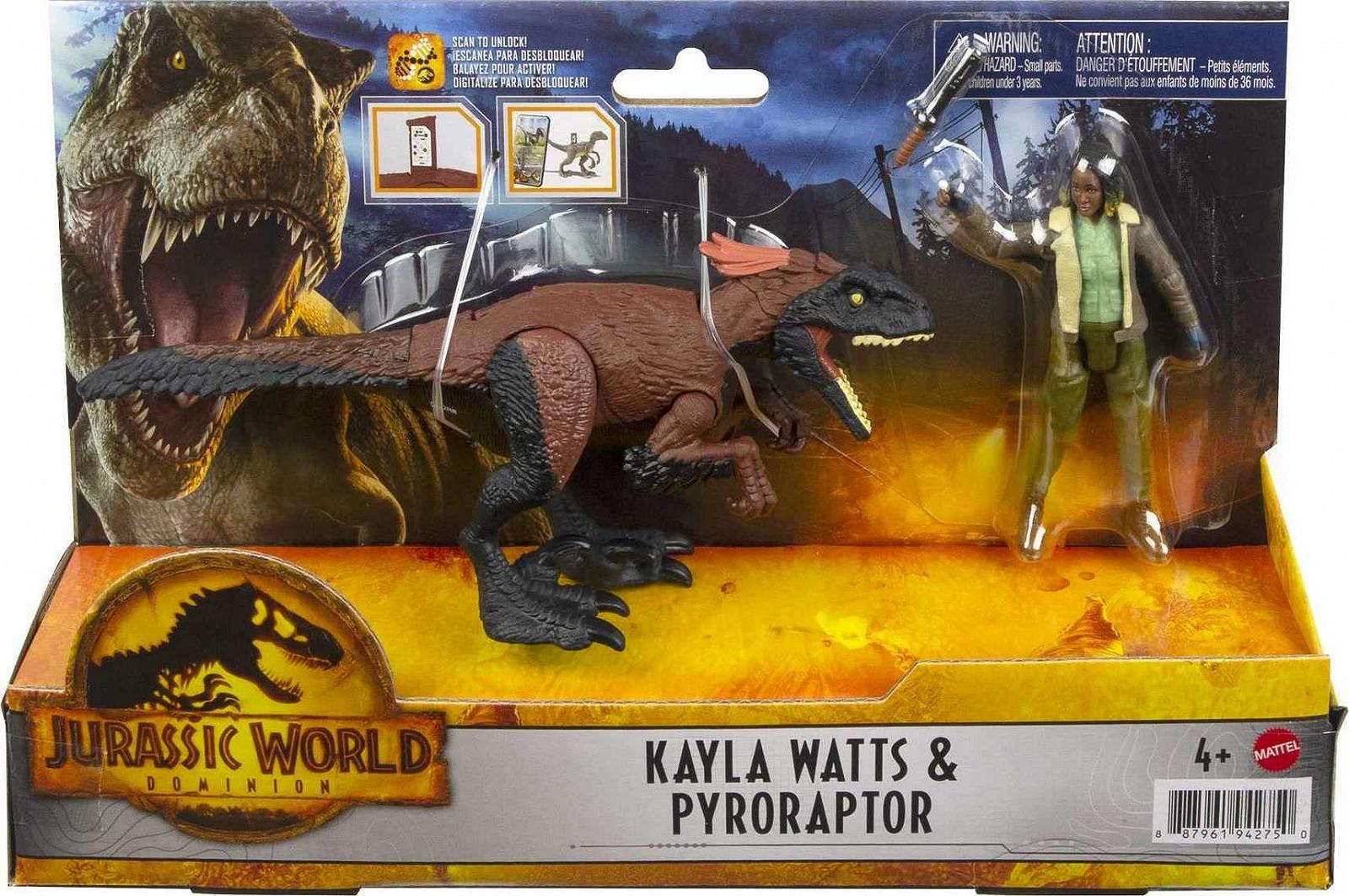 Набор Человек и Динозавр Jurassic World Kayla & Fire Dino, фото №5