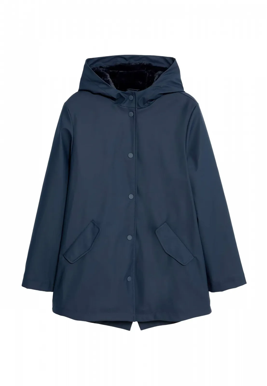 Пальто-бушлат Marks & Spencer з підкладкою зі штучного хутра, фото №1