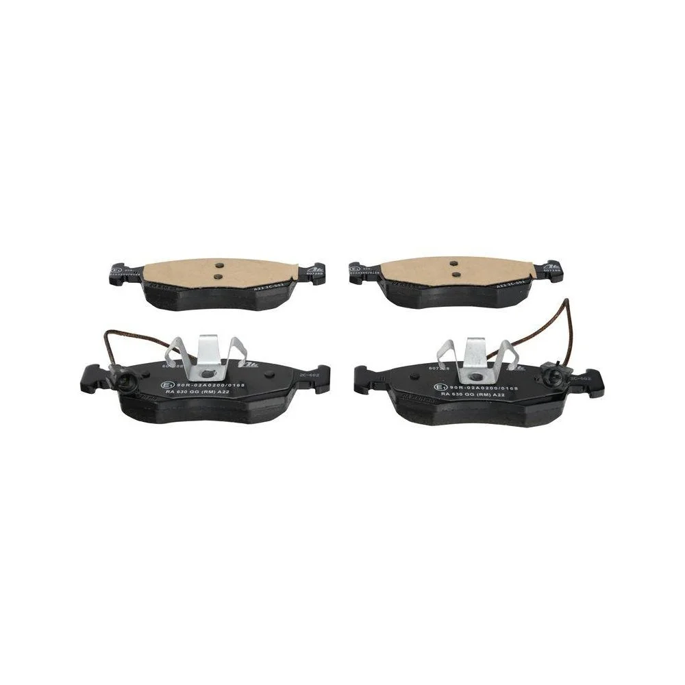 Комплект гальмівних колодок дискового гальма ATE 13.0460-7288.2 для FIAT передня вісь, фото №1