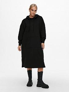 Сукня ONLCHELSEA LIFE L/S OVERSIZE DRESS SWT 15241307- ONLY Чорний L - Фото 1