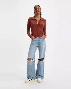 Женские джинсы Levis - Baggy Boot Flea Market Find - 25 - Фото 1