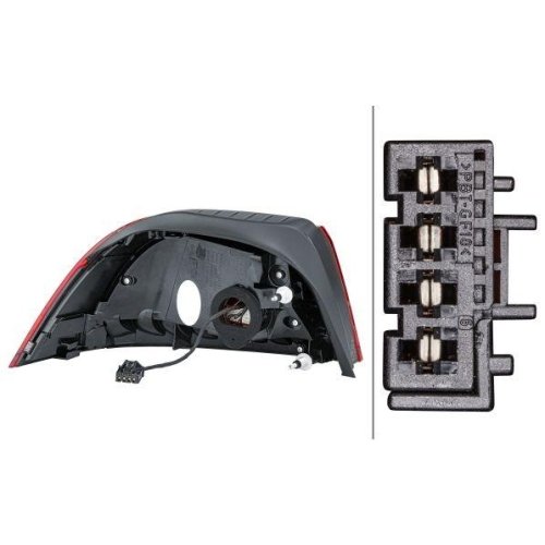 Задний фонарь HELLA 2SD 010 697-121 для AUDI VW правый, фото №2