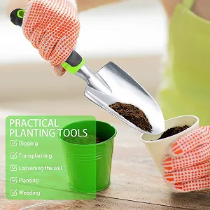 Лопата совкова садовий з нековзною ручкою для садівництва, широка synthetic.ua - Фото 1