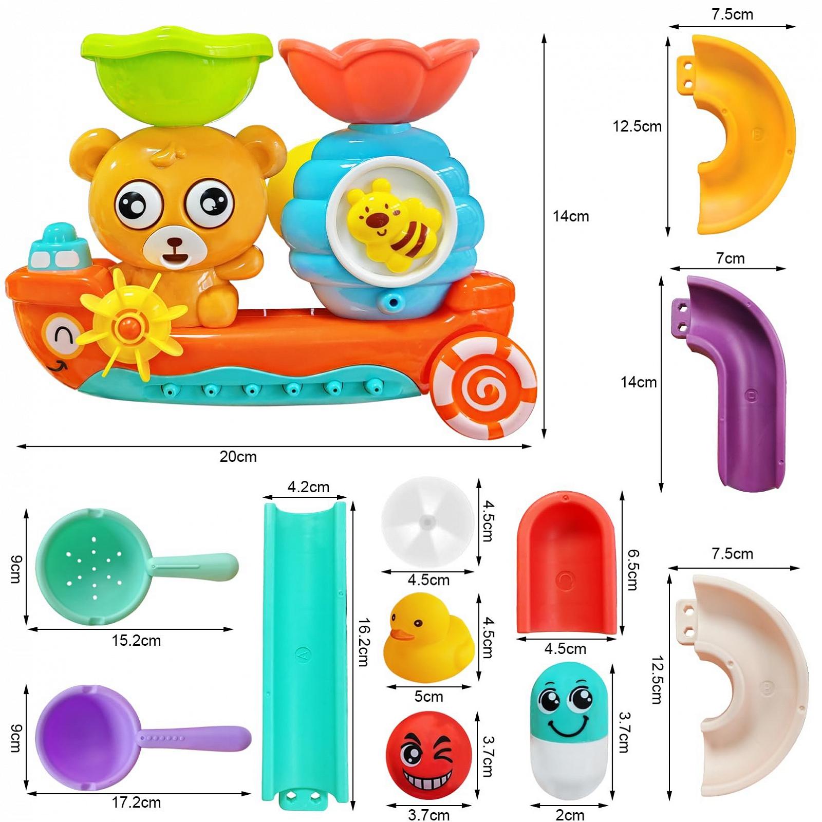 Игрушка для ванны Медведь Водопад, фото №6