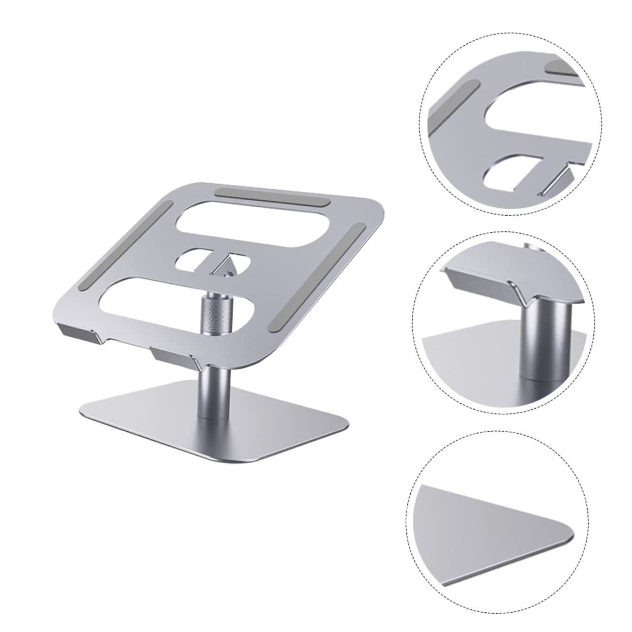 Подставка для ноутбука Регулируемая по высоте Складная Подставка для ноутбука для офиса и игр Портативная Серебристый Эргономичный дизайн, фото №8 Подставка для ноутбука Регулируемая по высоте Складная Подставка для ноутбука для офиса и игр Портативная Серебристый Эргономичный дизайн, фото №8