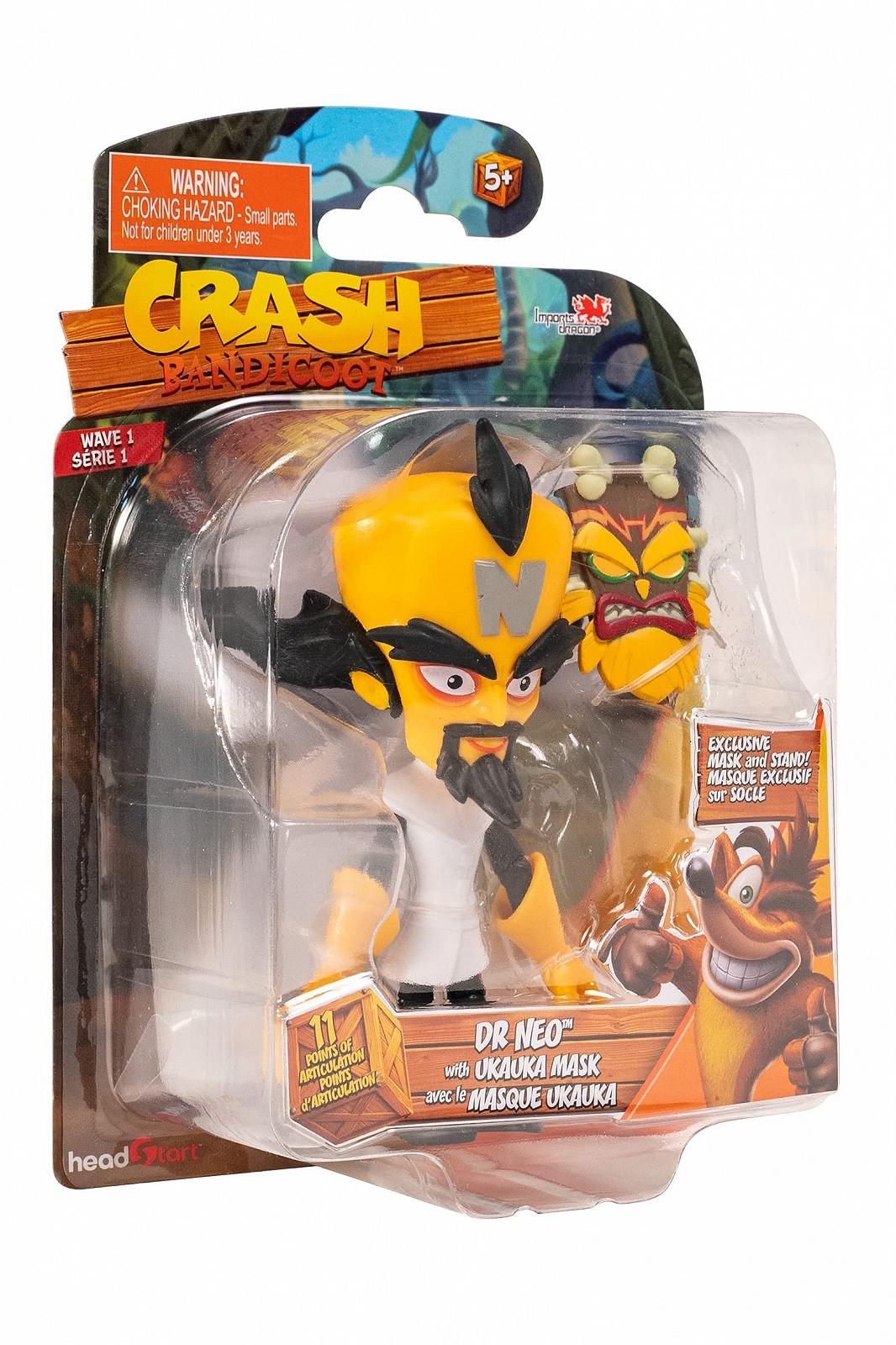 Фігурка Dr. Neo Cortex BANDAI Crash Bandicoot з маскою, 11 см, фото №3
