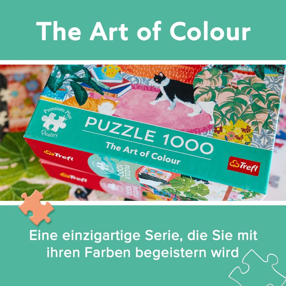 Пазли Trefl Premium Plus Quality The Art of Colour Positano, Italy 1000 елементів, фото №4