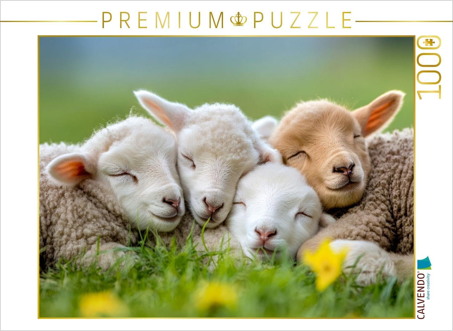 Фотопазл CALVENDO Sheep 1000 деталей 64 x 48 см, фото №1