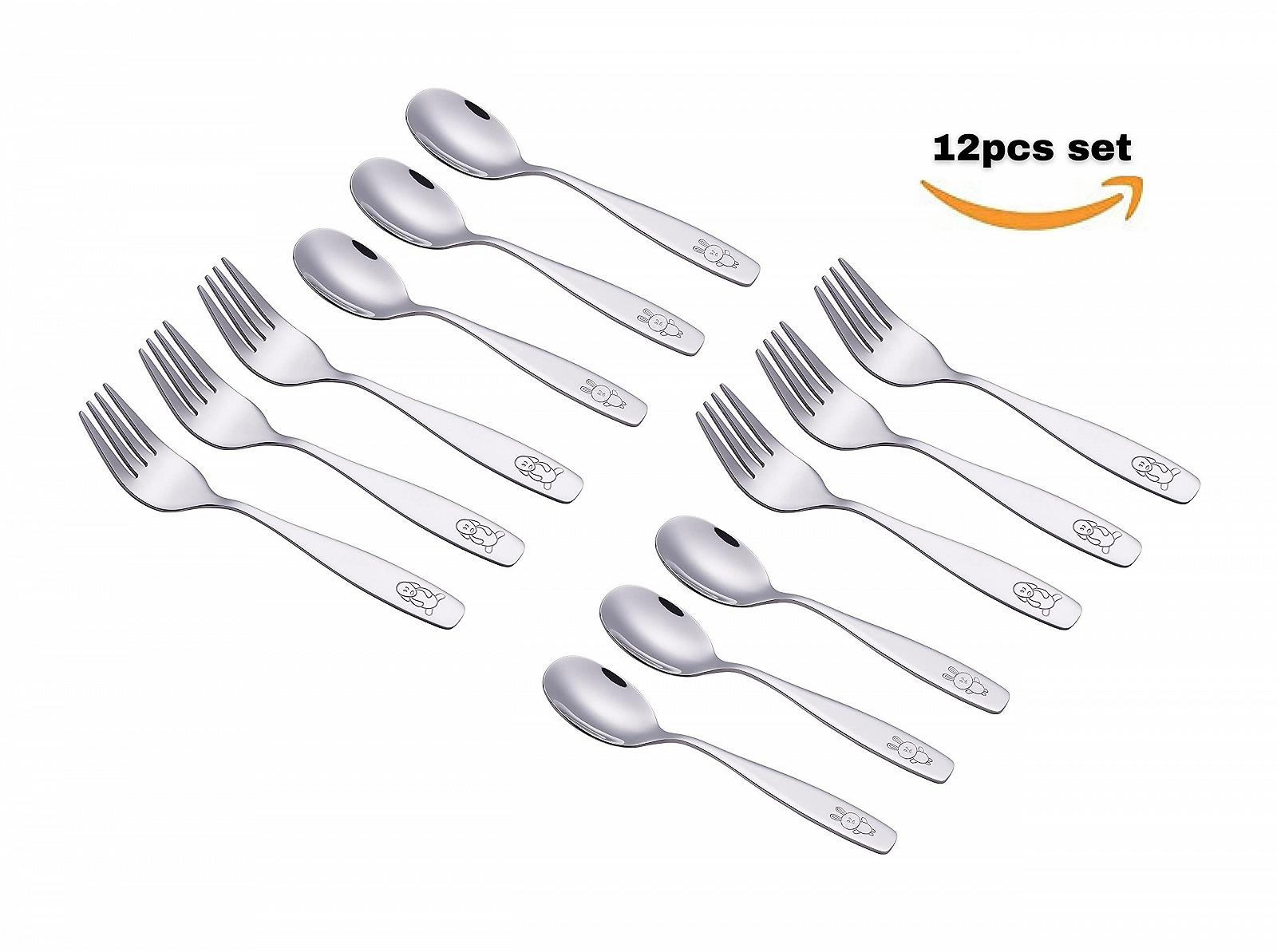 Набор столовых приборов EXZACT из нержавеющей стали, 12 предметов, фото №2