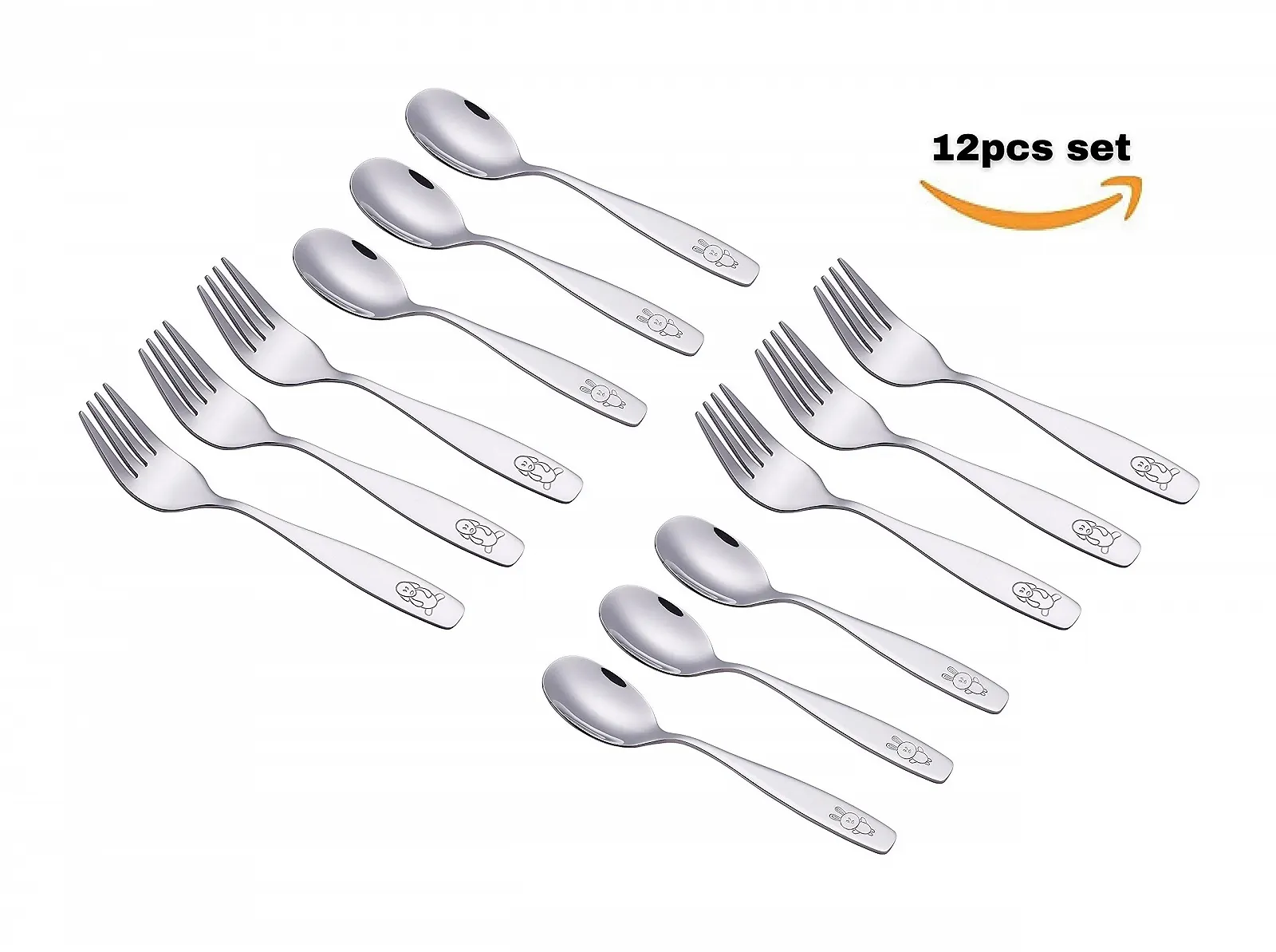 Набір столових приборів EXZACT з нержавіючої сталі, 12 предметів, фото №2 Набір столових приборів EXZACT з нержавіючої сталі, 12 предметів, фото №2