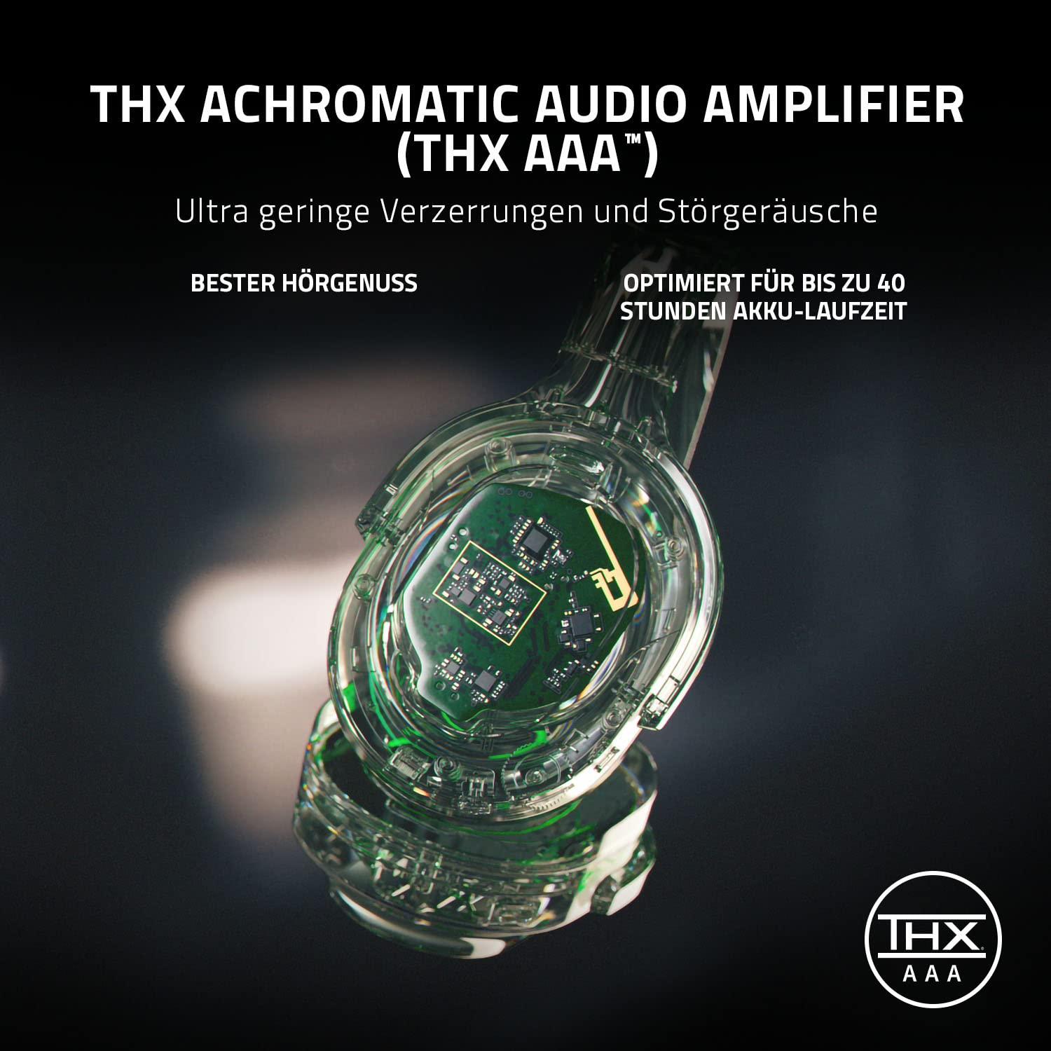 Гарнитура Razer Barracuda Pro Беспроводная Gaming ANC Черный, фото №3