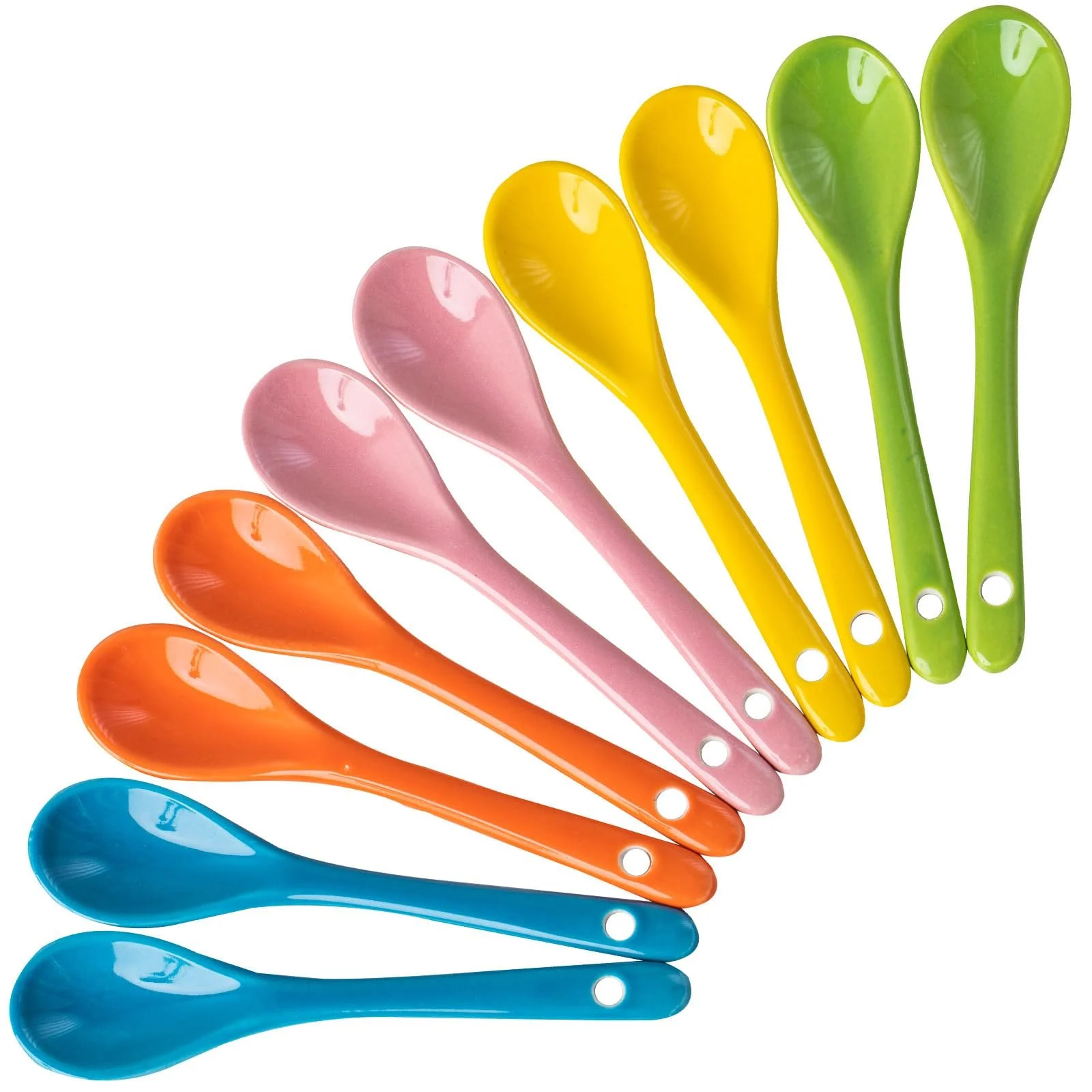 Набір з 10 порцелянових ложок, фото №1