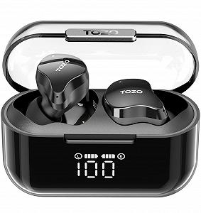 Наушники TOZO Crystal Buds Беспроводные Стерео Bluetooth 49 часов Черный - Фото 1