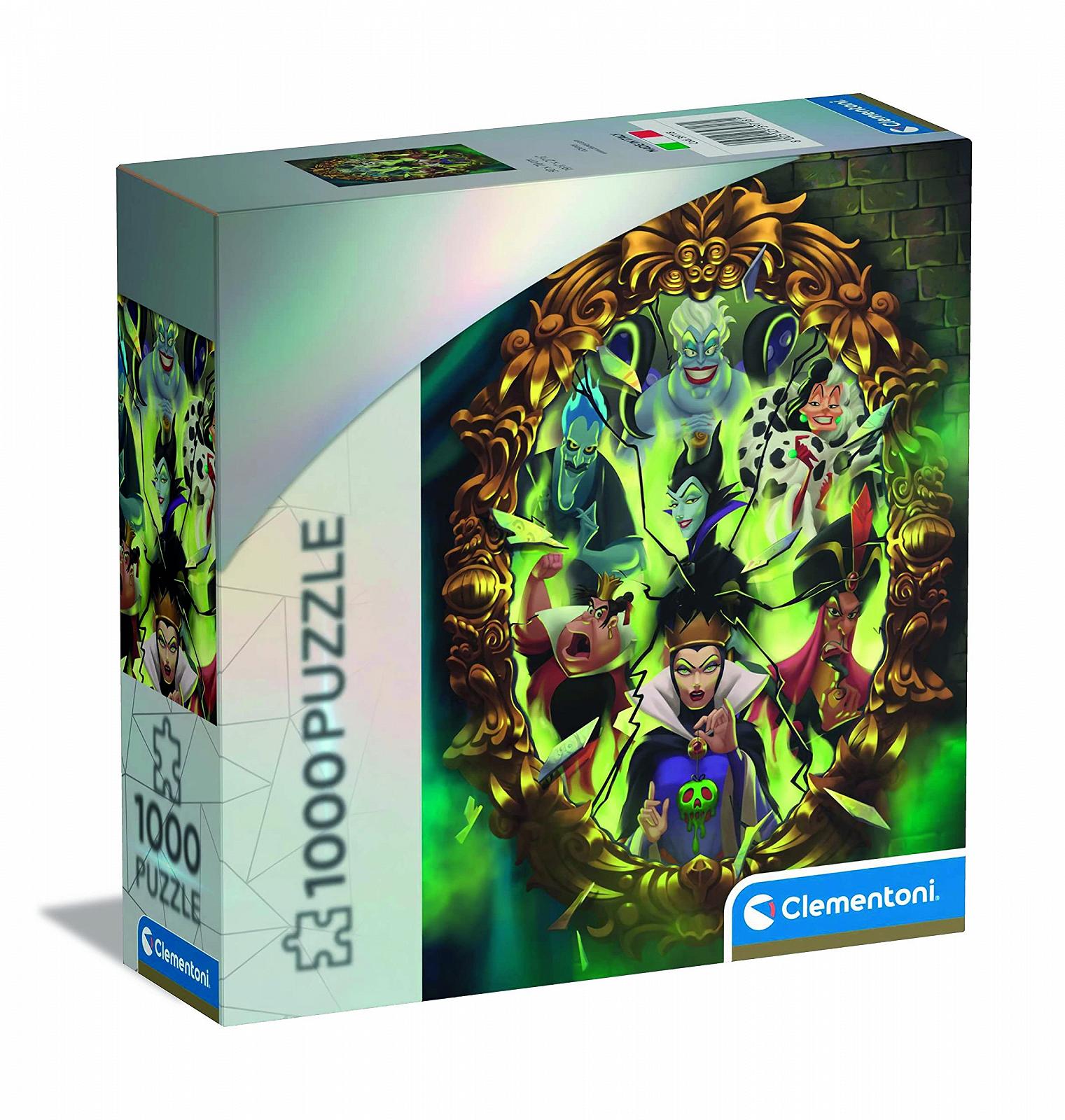 Пазл Clementoni Disney Villains 39718 1000 деталей, фото №1