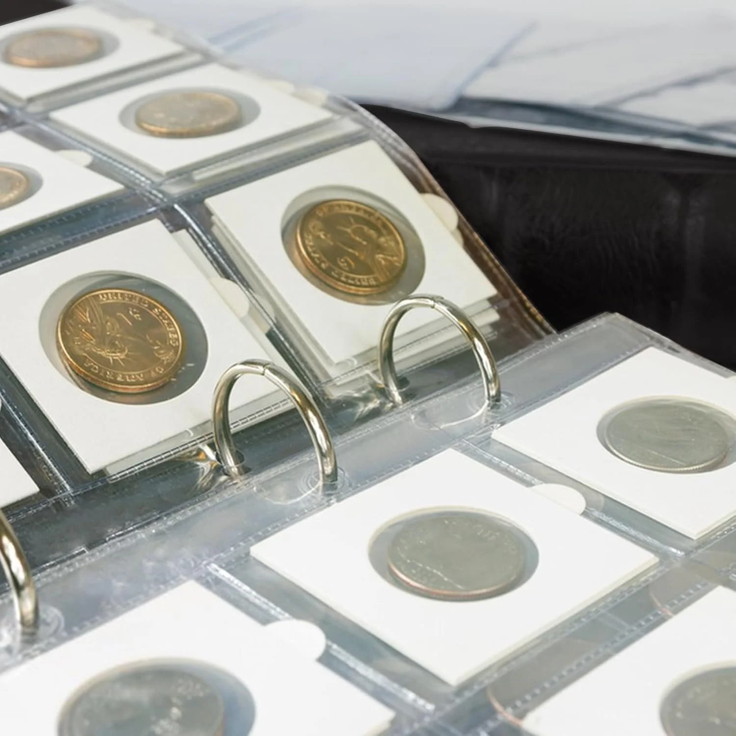 Альбом для монет YBC-48 на 480 ячеек Черный, фото №5