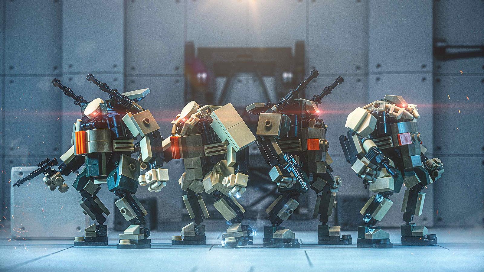 Игрушечные строительные блоки MyBuild Mecha Frame Boxer IFV 4001, фото №2