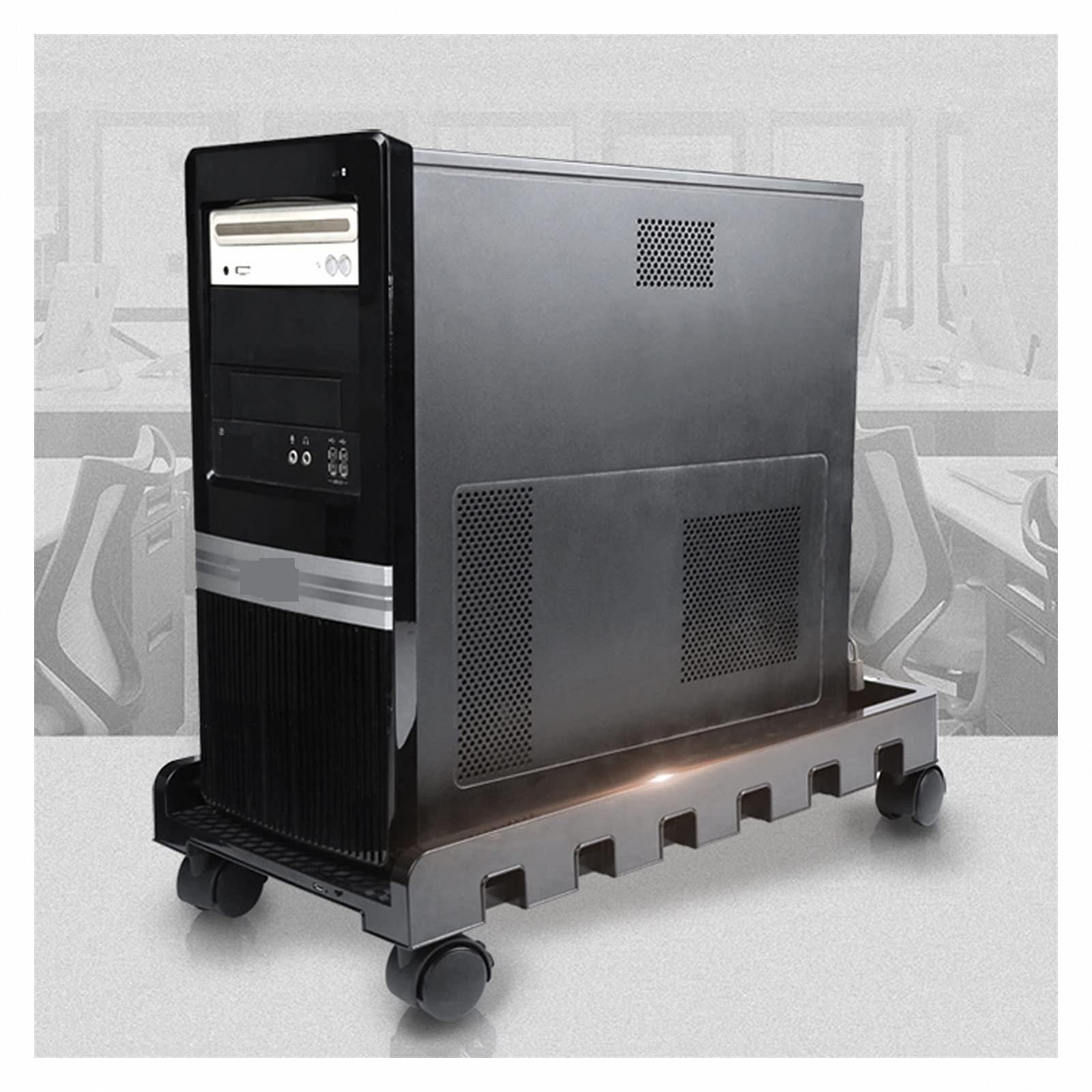 Регулируемая подставка для системного блока для ноутбуков и настольных компьютеров с 4 колесами под стол 47 x 25 см, фото №6