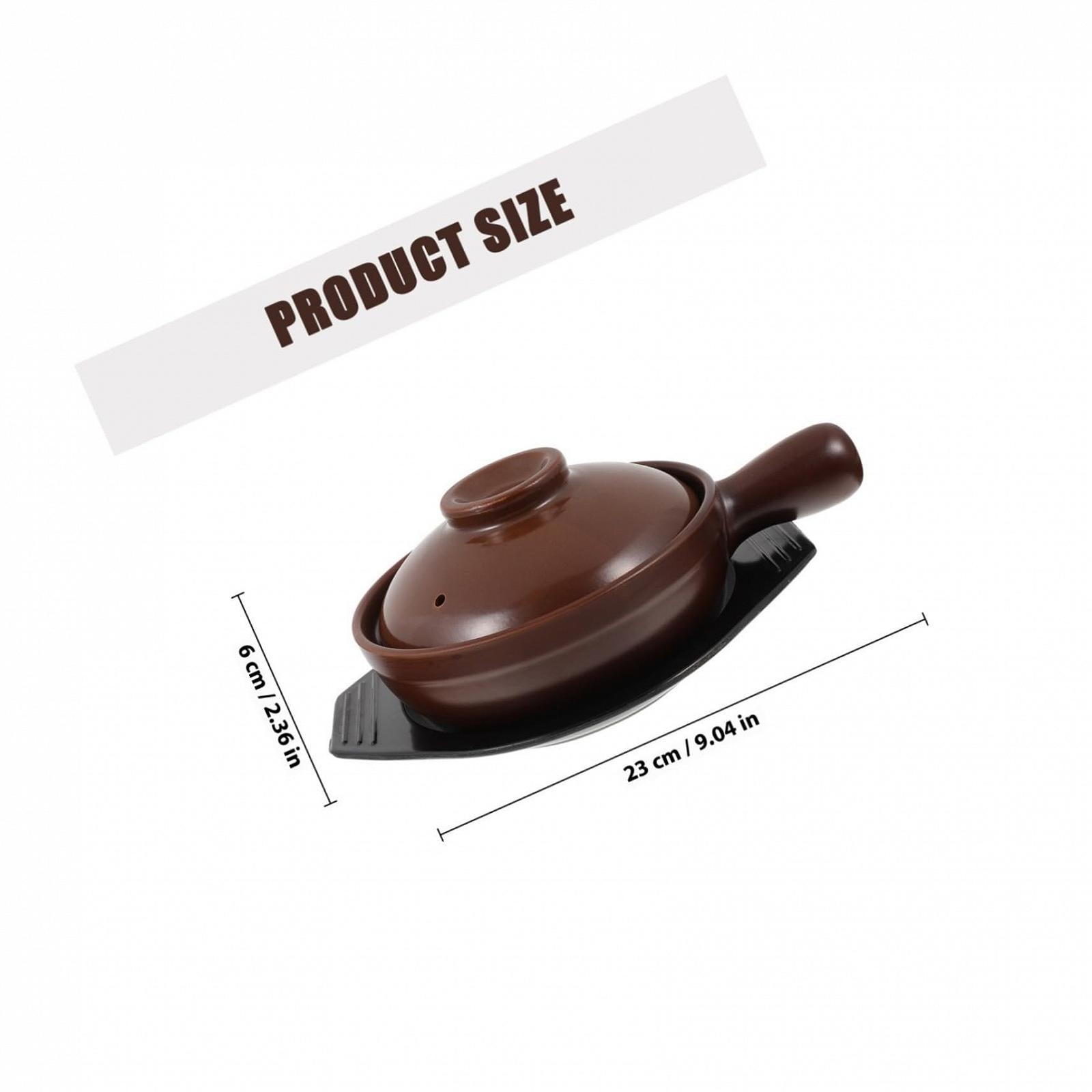 Кастрюля керамическая INOOMP с ручкой Термостойкая, фото №2