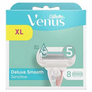 Сменные кассеты Gillette Venus Deluxe Smooth Sensitive 8 шт. 5 лезвий synthetic.ua - Фото 1