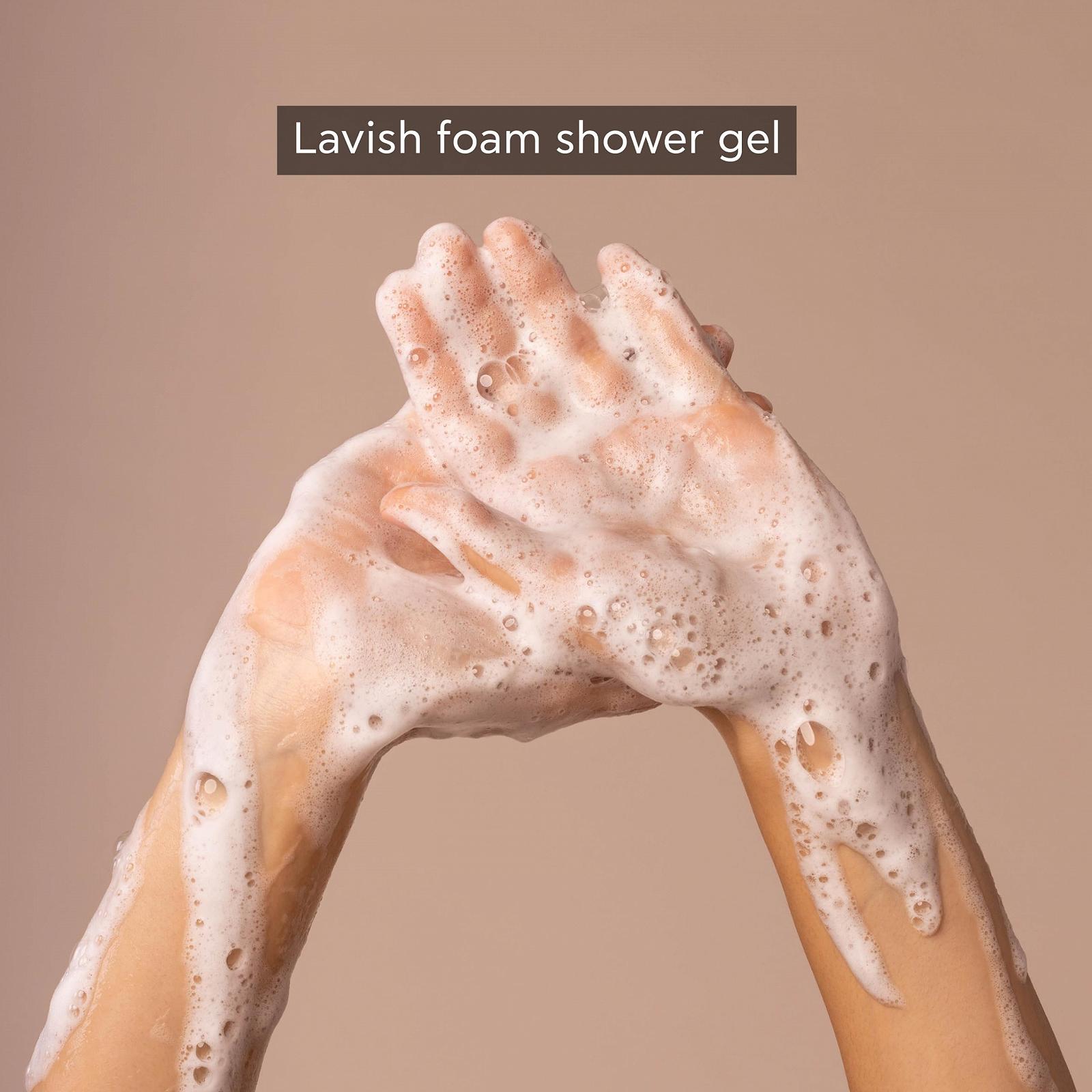 Гель для душа Apivita Pure Jasmine с маслом жасмина и прополисом 500 мл., фото №4