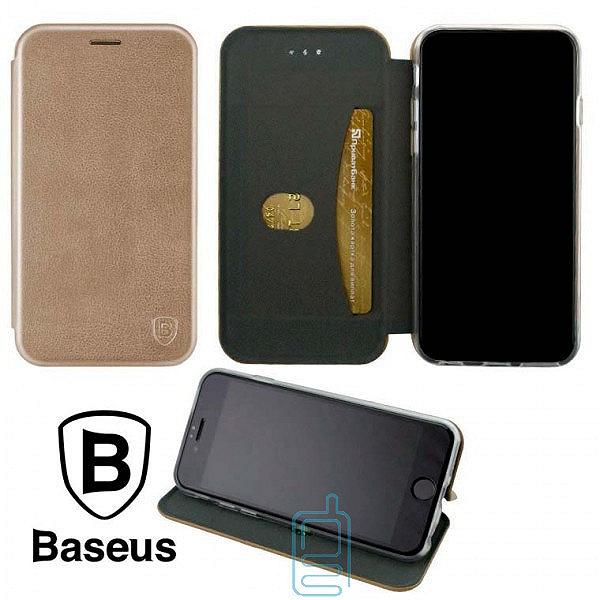 Чехлы для телефонов Baseus книжка Premium Edge Samsung J7 2016 J710 розово-золотистый 44696, фото №1