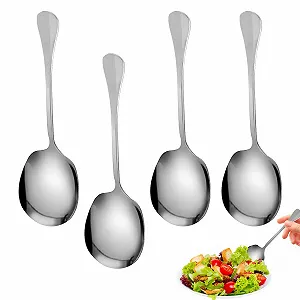 Набір з 4 ложок з нержавіючої сталі - Фото 1