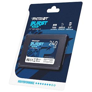 SSD накопичувач Patriot Burst Elite 240GB (PBE240GS25SSDR) synthetic.ua - Фото 1