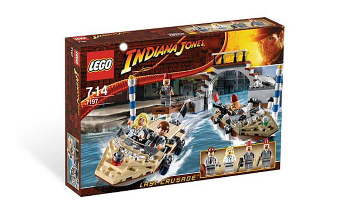 Детский конструктор LEGO Indiana Jones Погоня в Венецианском канале 7197, фото №1