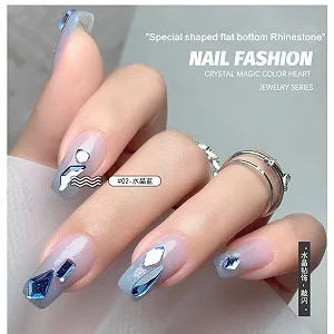 Стрази Kristall, плоска задня частина, різні форми, розміри, стрази для прикрас synthetic.ua - Фото 1