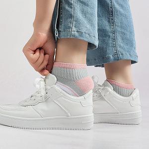 Носки для кроссовок Женские 35-38 39-42, 10 пар Хлопковые Короткие Носки, Носки для Девочек, Разноцветные Носки для Тренеров, Цветные Женские Носки в Полоску и Горошек synthetic.ua - Фото 1