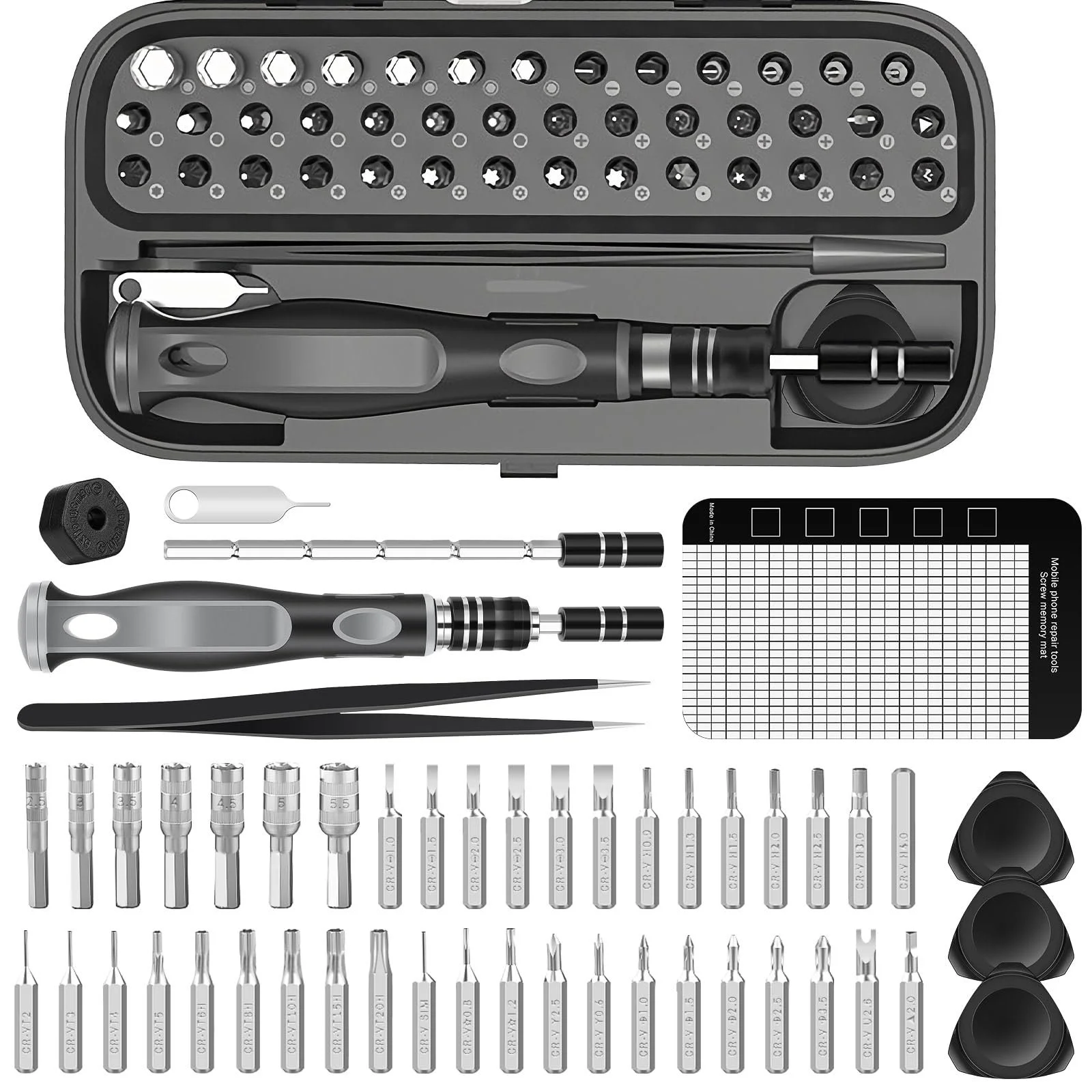 Набор отверток Lyool Mini 50 шт. Магнитный прецизионный механический инструмент, фото №1