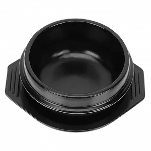 Горшок для бибимбапа керамический термостойкий с подставкой-держателем - Фото 1