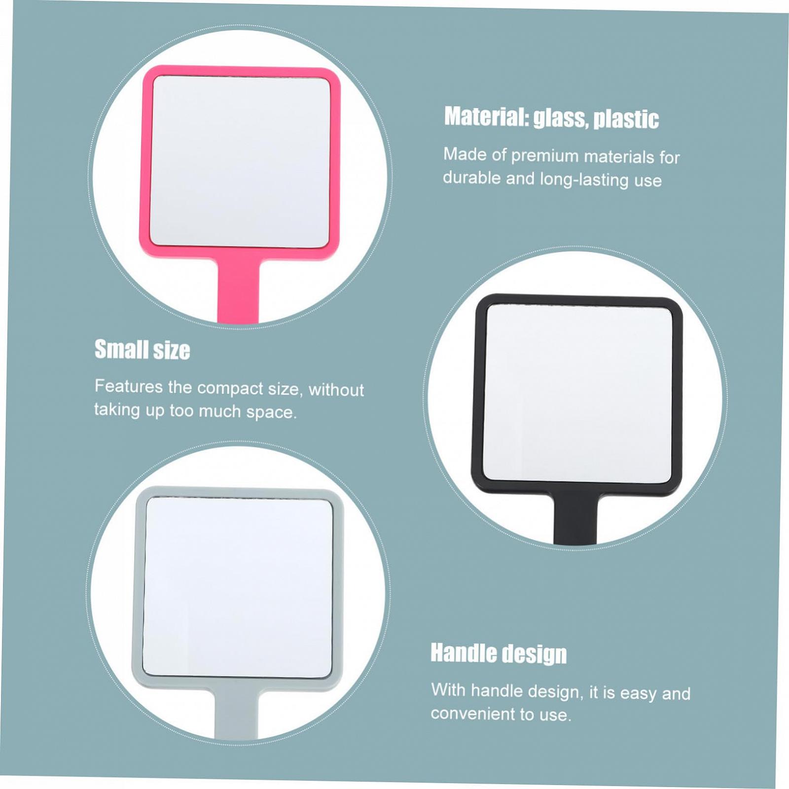 Декорації Angoily 12 шт портативний косметичний дзеркало пластиковий ручний для подорожей, фото №5