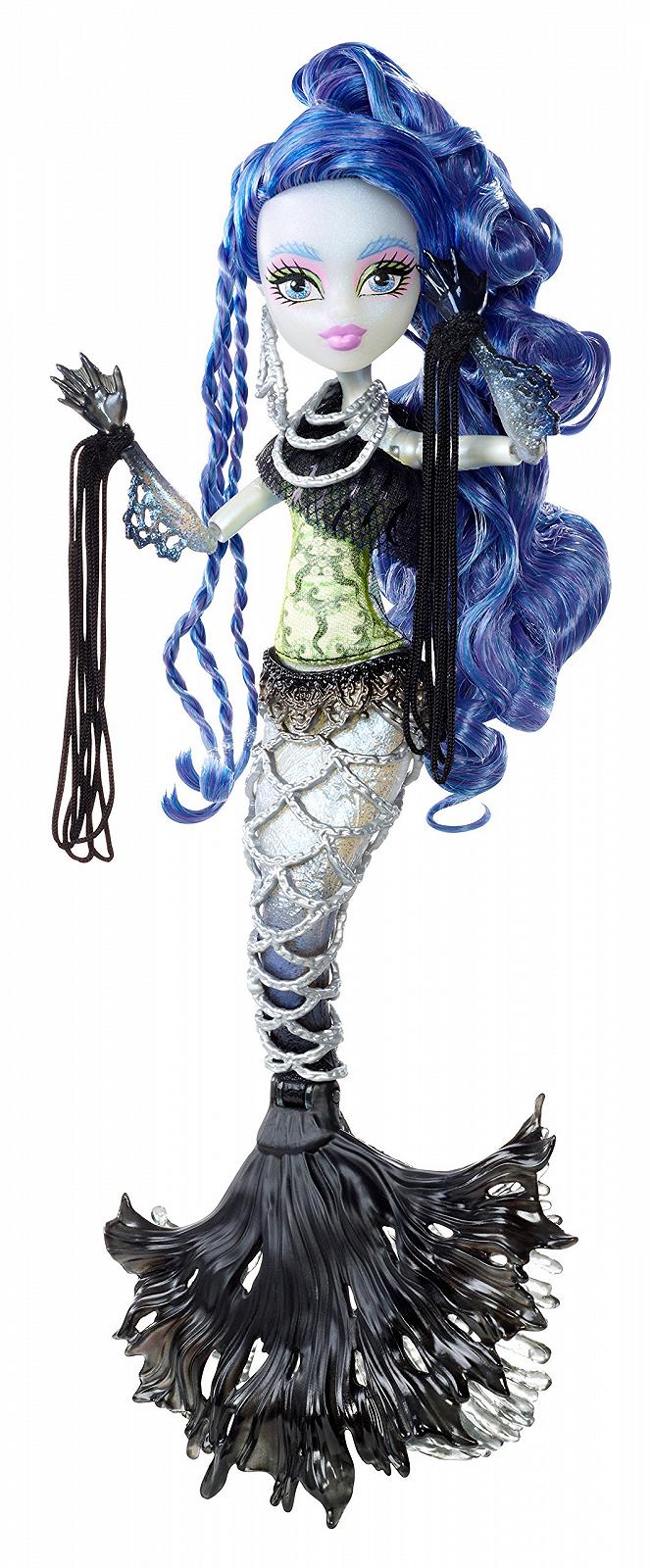 Лялька Monster High BJR42 Freaky Fusion Sirena Von Boo Hybrid, фото №1