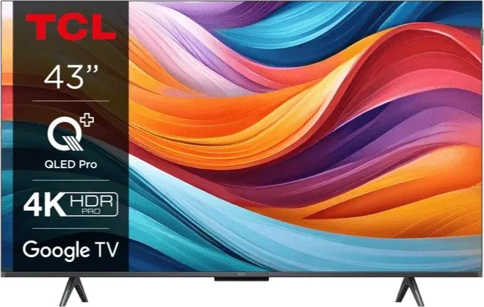 Телевізор 43" TCL 43T7B / 4K / 60 Гц / QLED / Smart TV / Wi-Fi / Bluetooth / T2, фото №1 Телевізор 43" TCL 43T7B / 4K / 60 Гц / QLED / Smart TV / Wi-Fi / Bluetooth / T2, фото №1