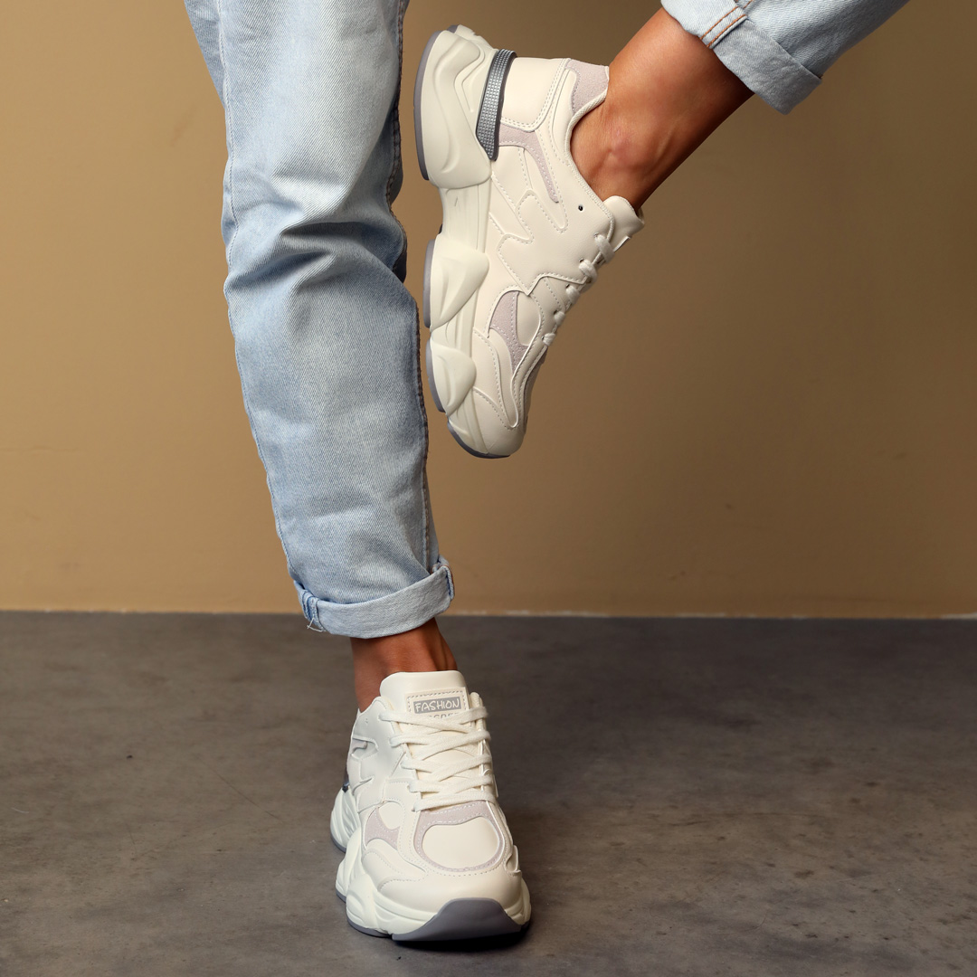 Кросівки жіночі 586834 Світло-бежеві 36 37 38 39 40 41, фото №5 Кросівки жіночі 586834 Світло-бежеві 36 37 38 39 40 41, фото №5