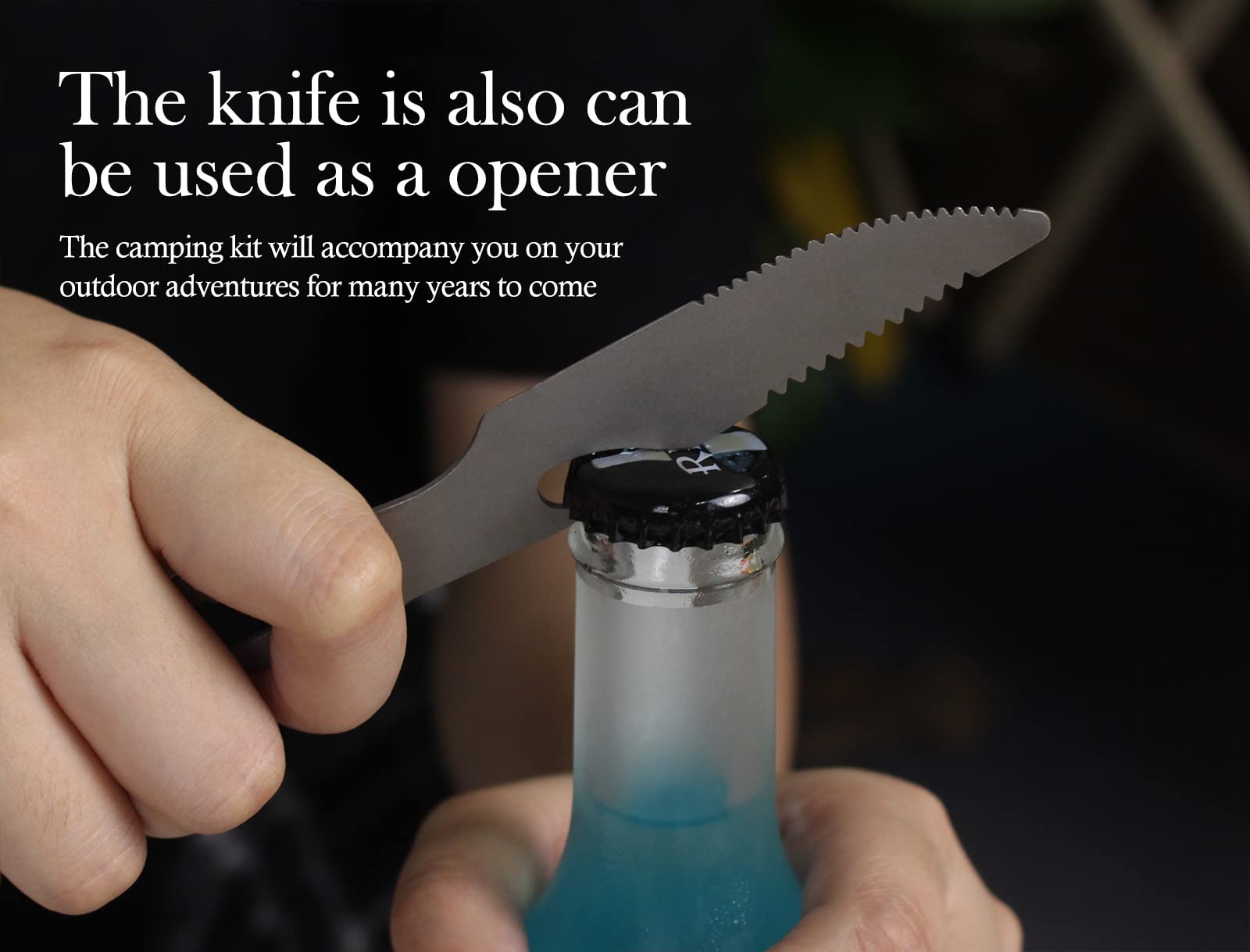 Набор столовых приборов iBasingo Ti1078T Титан Ложка Вилка Нож Ультралёгкий Маленький Портативный, фото №6 Набор столовых приборов iBasingo Ti1078T Титан Ложка Вилка Нож Ультралёгкий Маленький Портативный, фото №6