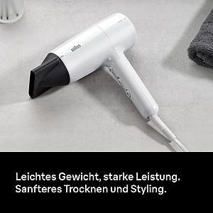 Фен Braun HD2.1 2100 Вт с насадкой белый synthetic.ua - Фото 1