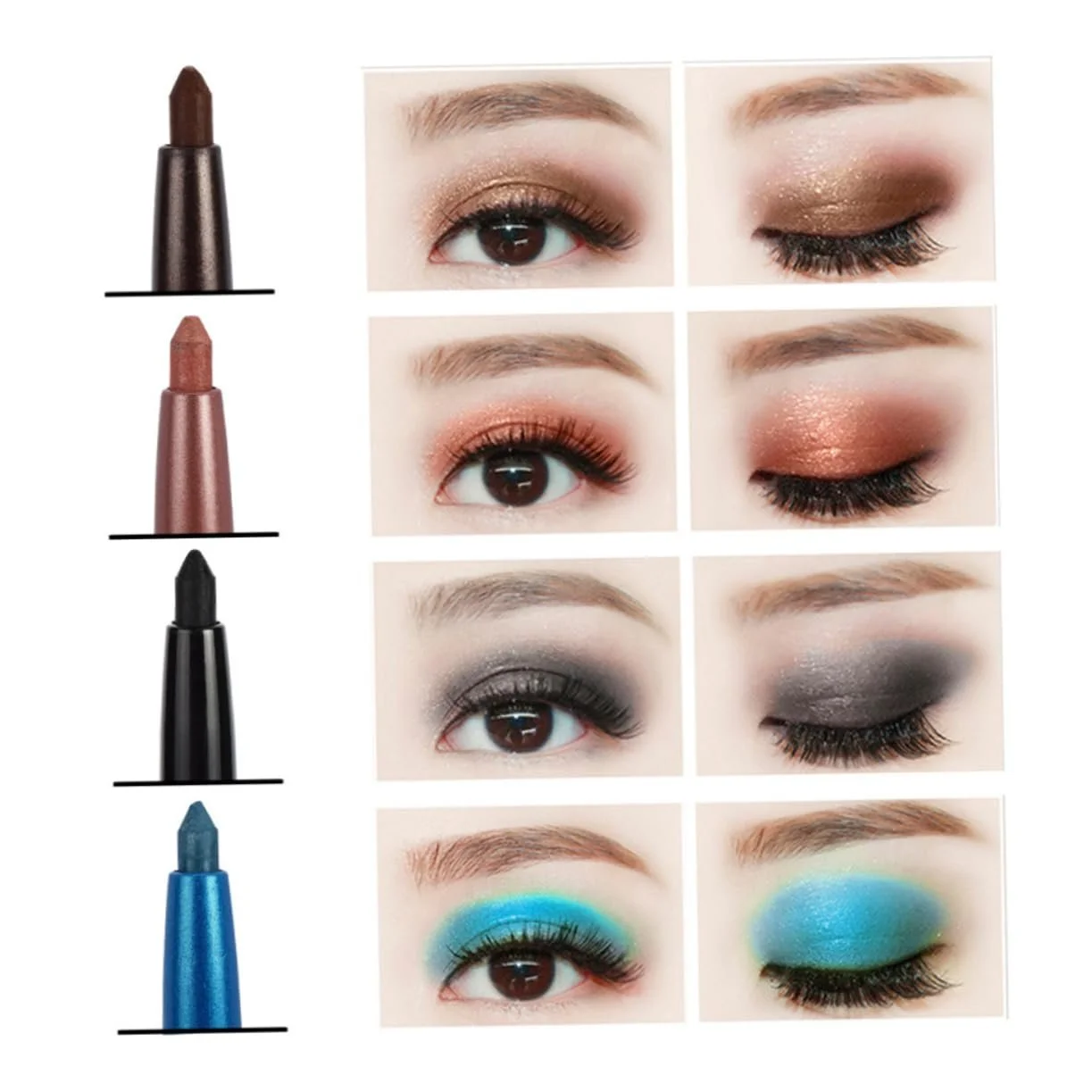 Подводка для глаз Angoily 2 Металлик, фото №7