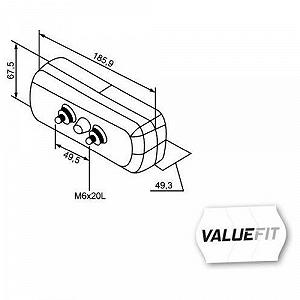 Задний фонарь HELLA VALUEFIT 2SD 357 033-001 левый, правый synthetic.ua - Фото 1