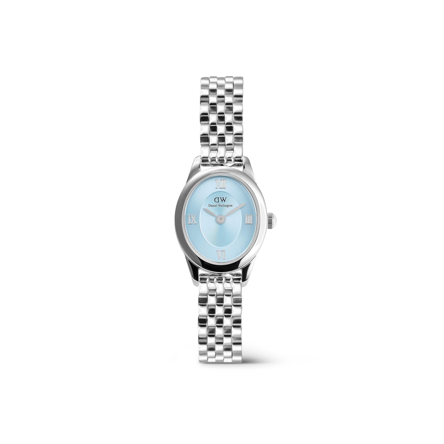 Годинник Daniel Wellington Ophelia One Size Нержавіюча сталь 316L Срібний, блакитний, розмір Unit, DW00100809-AMZUK, фото №1